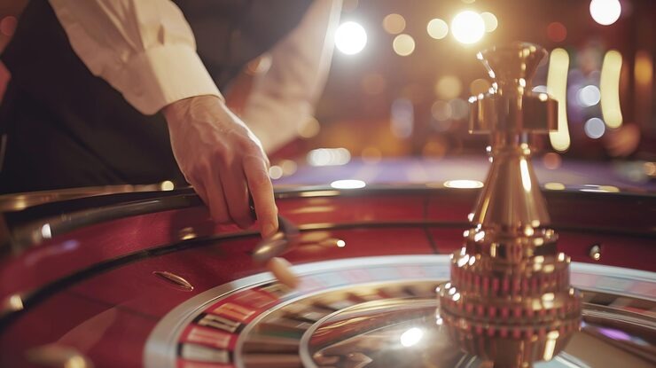Live blackjack table on mobile phone showing Cash Out button